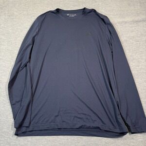 Travis Mathew Long Sleeve Shirt Mens XL Navy Performance Stretch Athletic